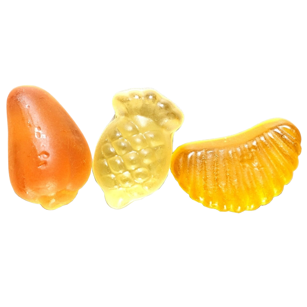 Lühders Fruchtgummi Gelbe Früchte vegan 80g