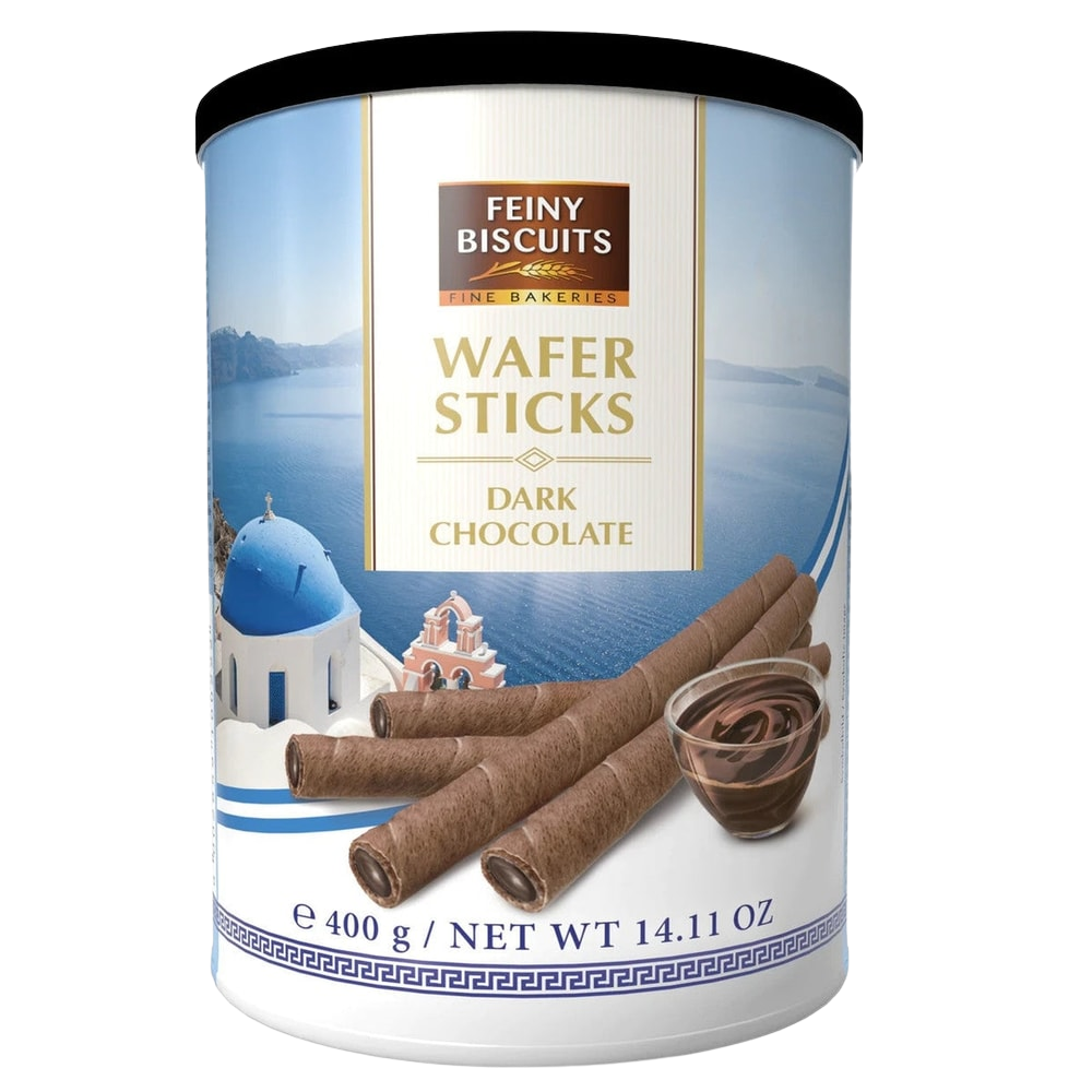 Feiny Biscuits Waffelröllchen Zartbitterschokolade 400 g