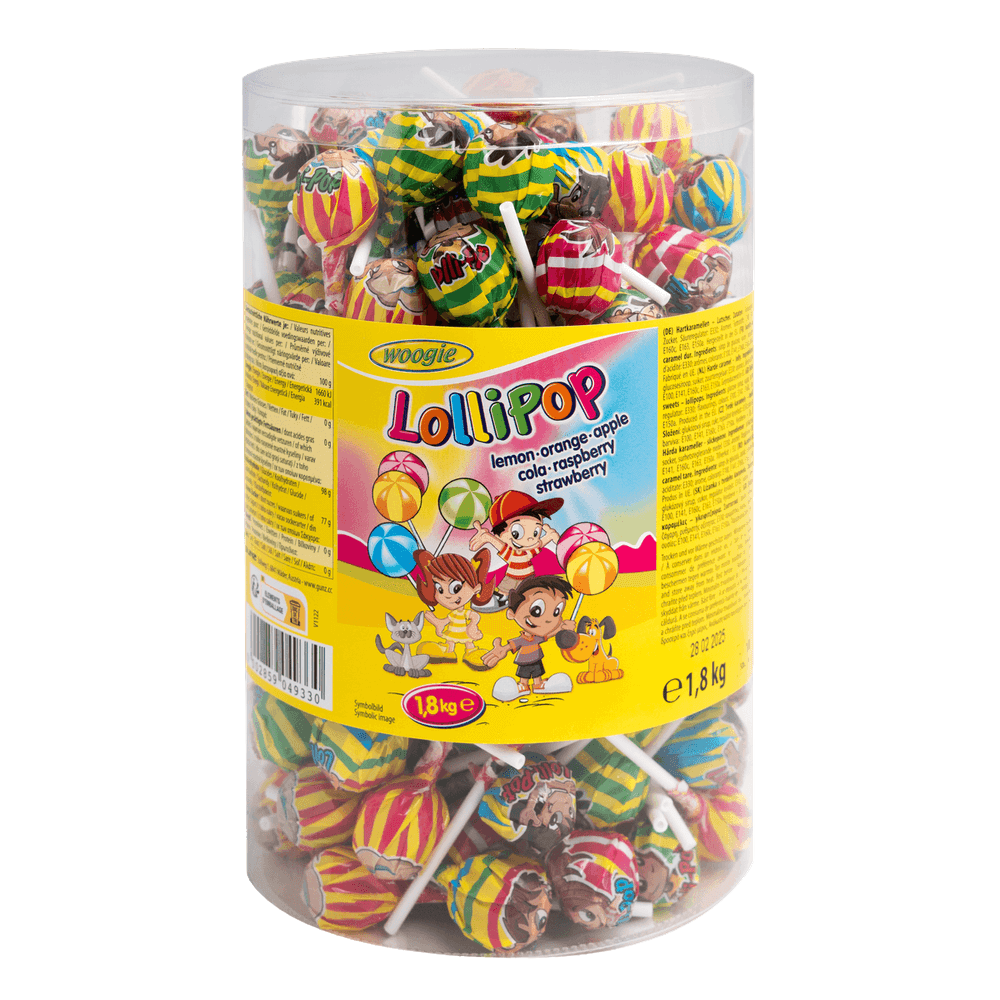 Woogie Lollipops 1,8kg (180x10g)