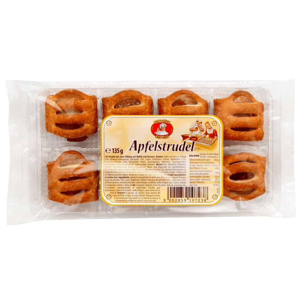 Pâtisserie Mathéo Mini Apfelstrudel 135g