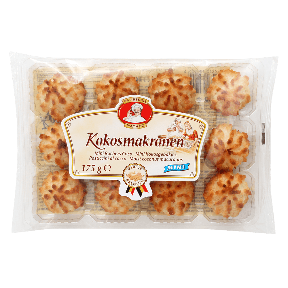 Pâtisserie Mathéo Kokosmakronen Mini 175g