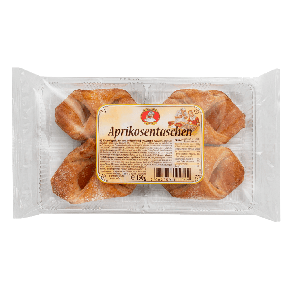 Pâtisserie Mathéo Aprikosentaschen 150g
