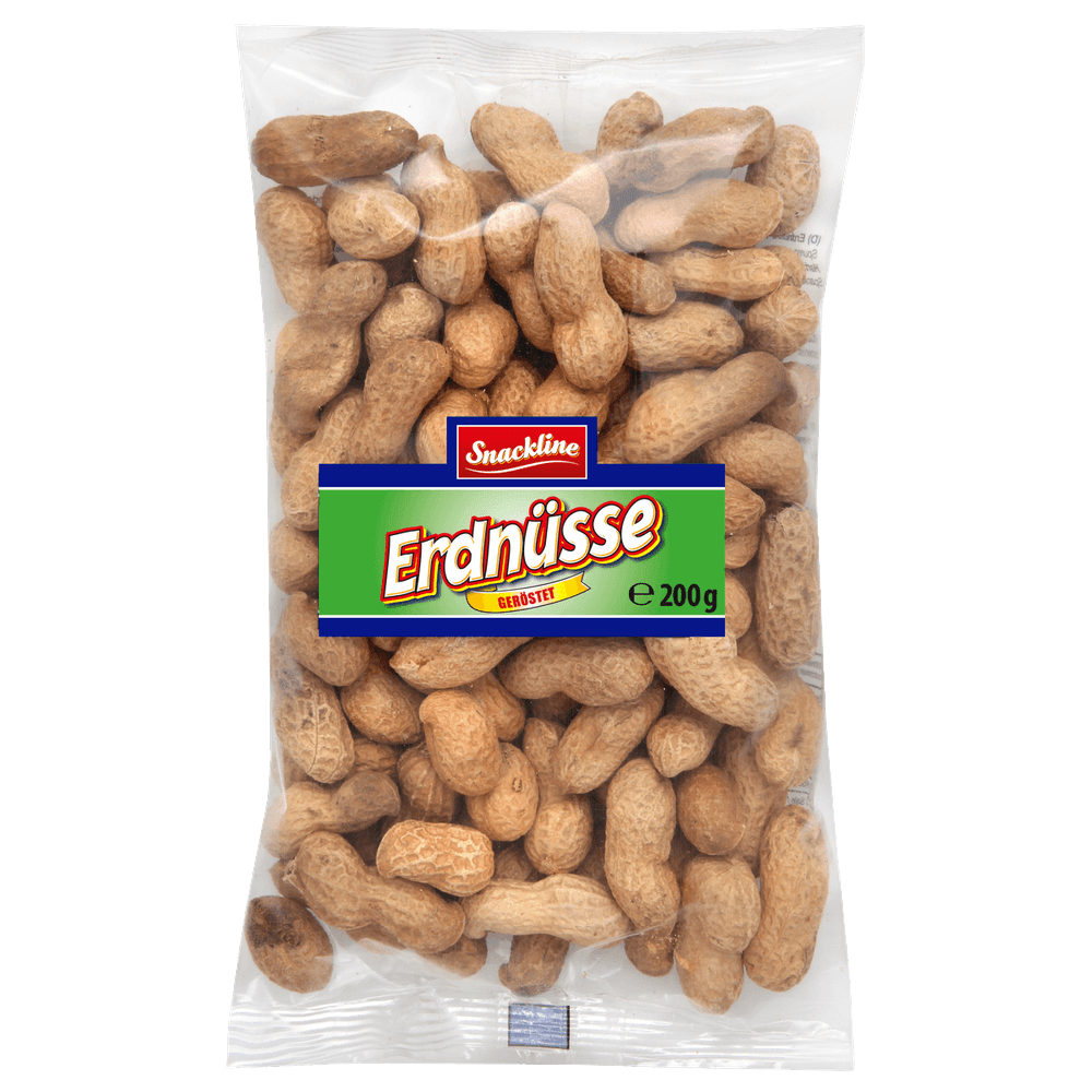 Snackline Erdnüsse in der Schale, geröstet 200g