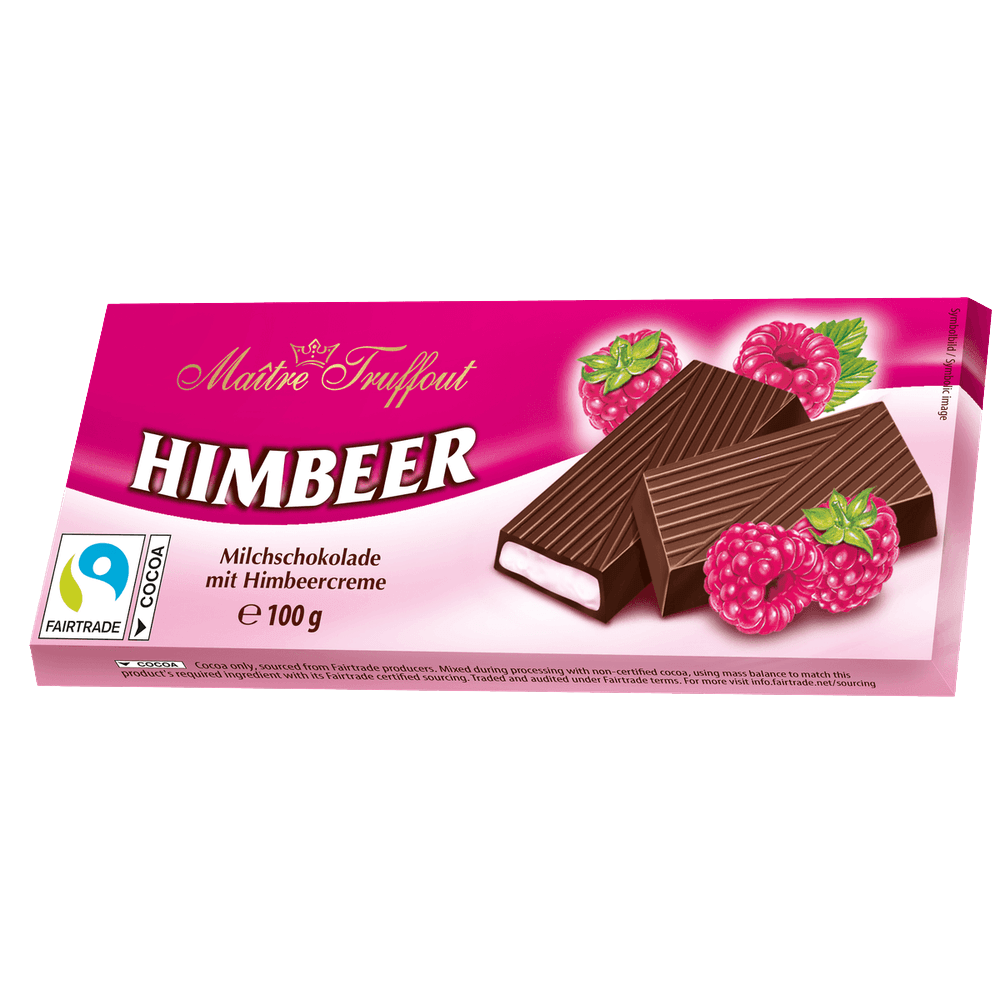Maitre Truffout Cremeschokolade Himbeer 100g