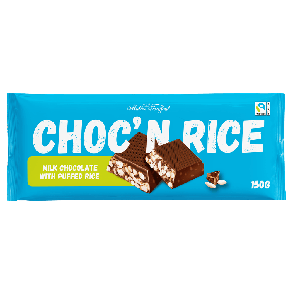 Maitre Truffout Choc'n Rice Vollmilchschokolade Puffreis 150g