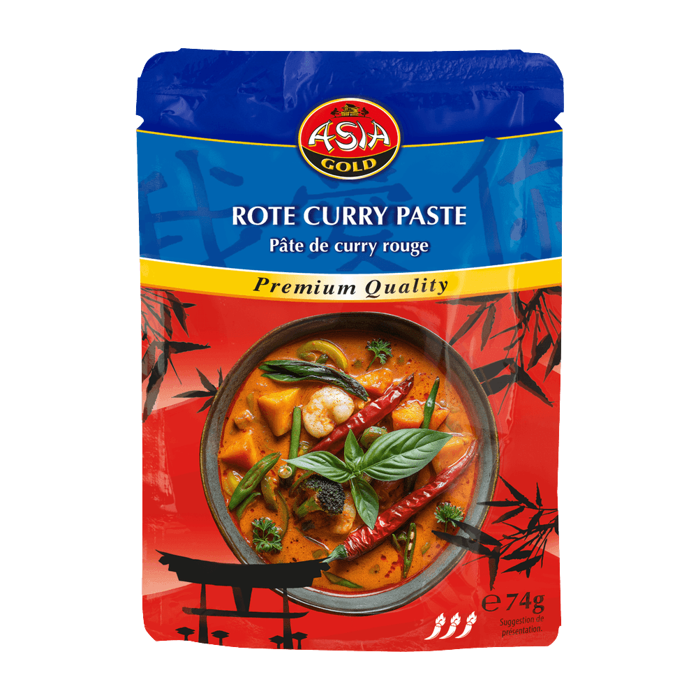 Asia Gold Currypaste rot 74g
