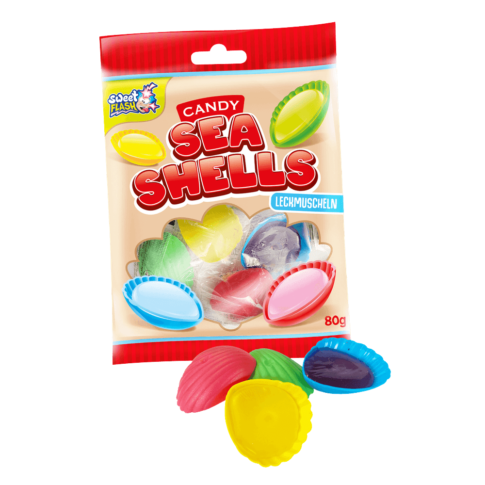 Sweet Flash Candy Seashells Schleckmuscheln 80g