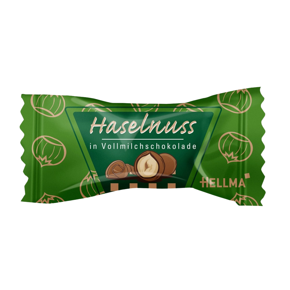 HELLMA Haselnuss Vollmilch 380 St. 910g