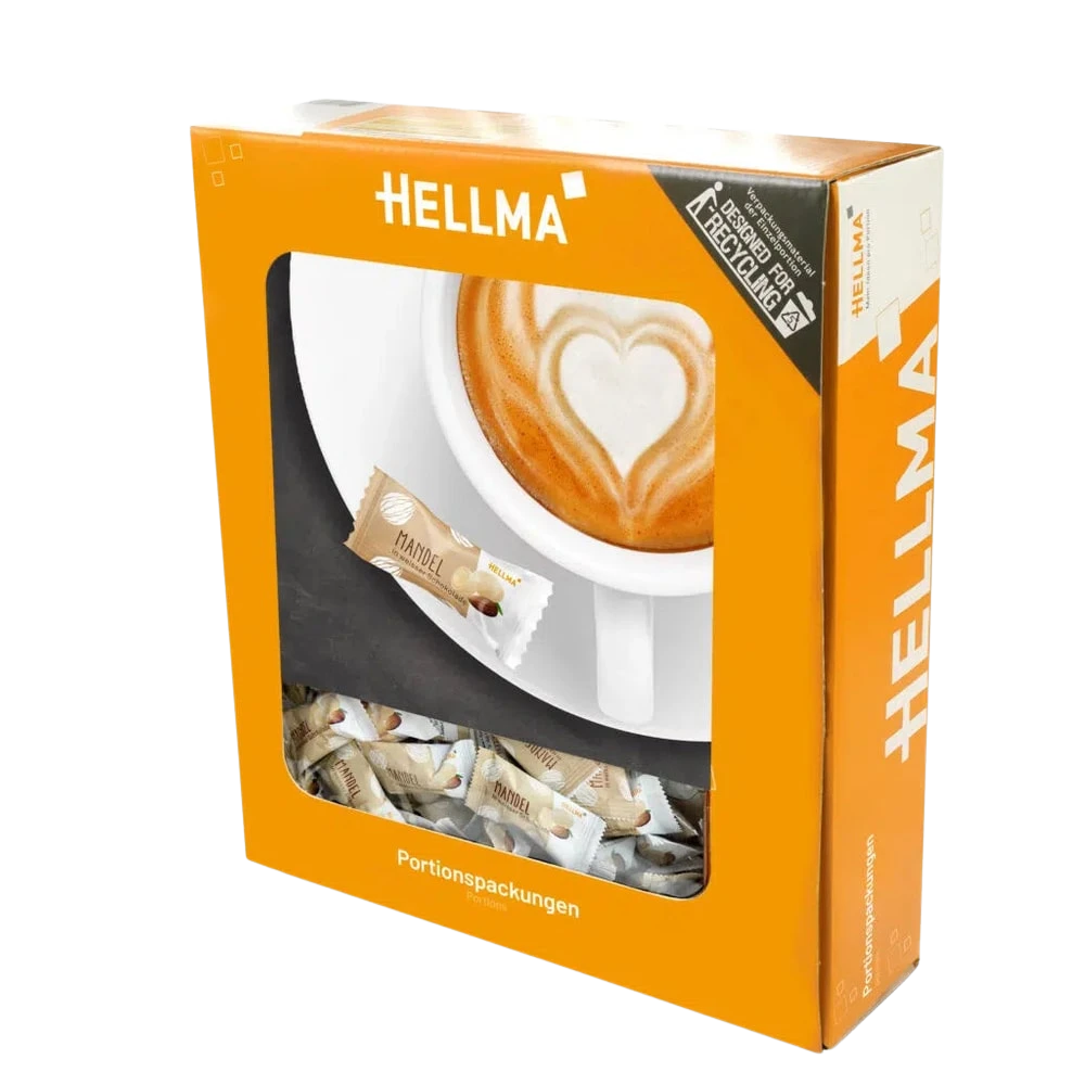 HELLMA Mandel in weißer Schokolade 360 St. 860g