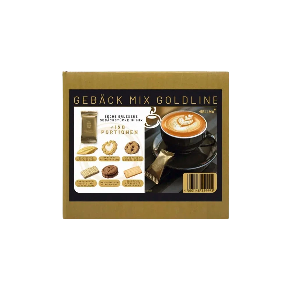 HELLMA Gebäck Mix Goldline 120 St. 860g