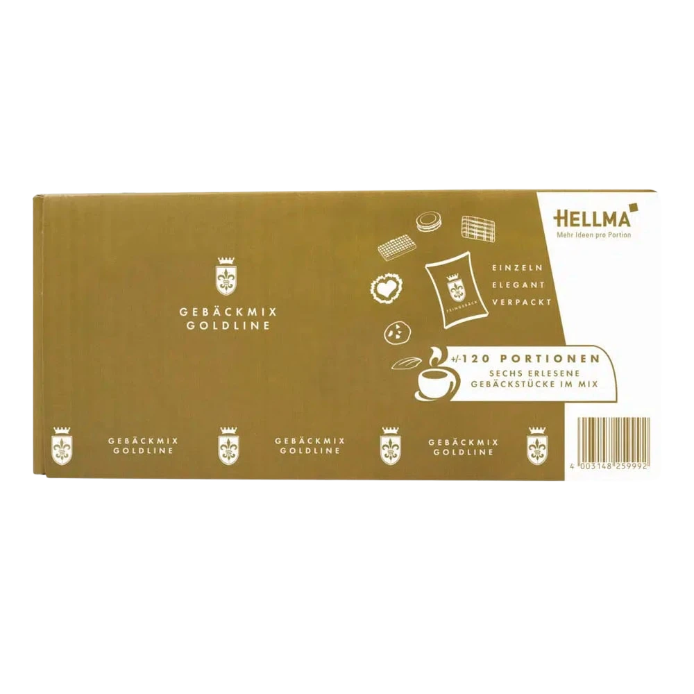 HELLMA Gebäck Mix Goldline 120 St. 860g