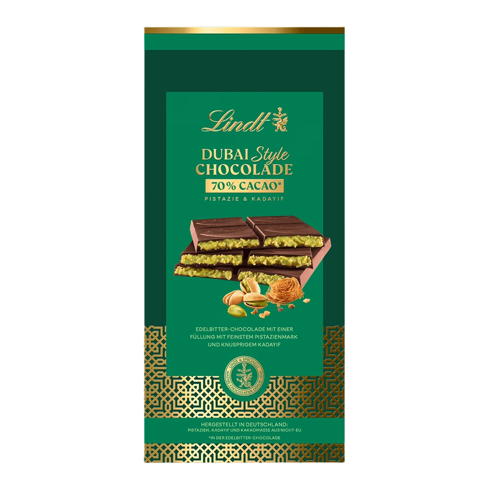 Lindt Dubai Style Chocolade Dunkel, 145g
