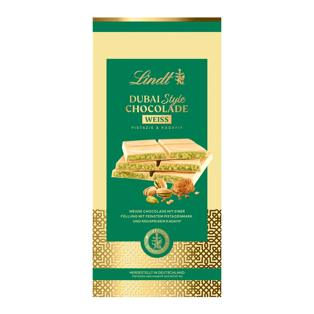 Lindt Dubai Style Chocolade Weiß, 150g