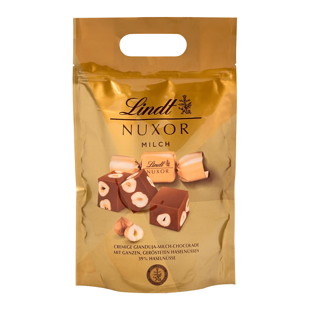 Lindt Nuxor Milch 700g - Knusprige Schokoladen-Nüsse für genussvolle Momente