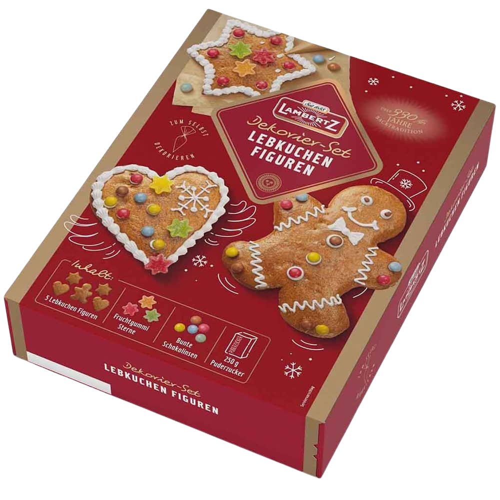 Lambertz Lebkuchen-Figuren Dekorier-Set 480 g