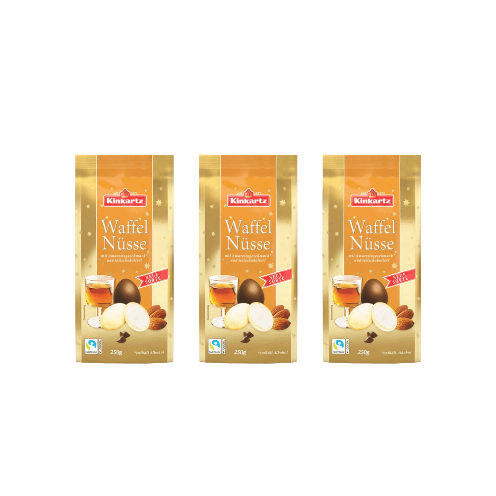 Kinkartz Waffelnüsse Amaretto Vollmilch 250g