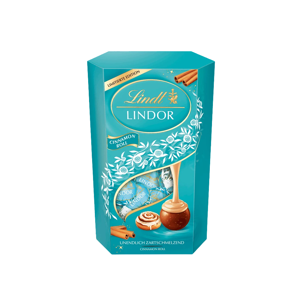 Lindt LINDOR Cornet Cinnamon Roll 200 g