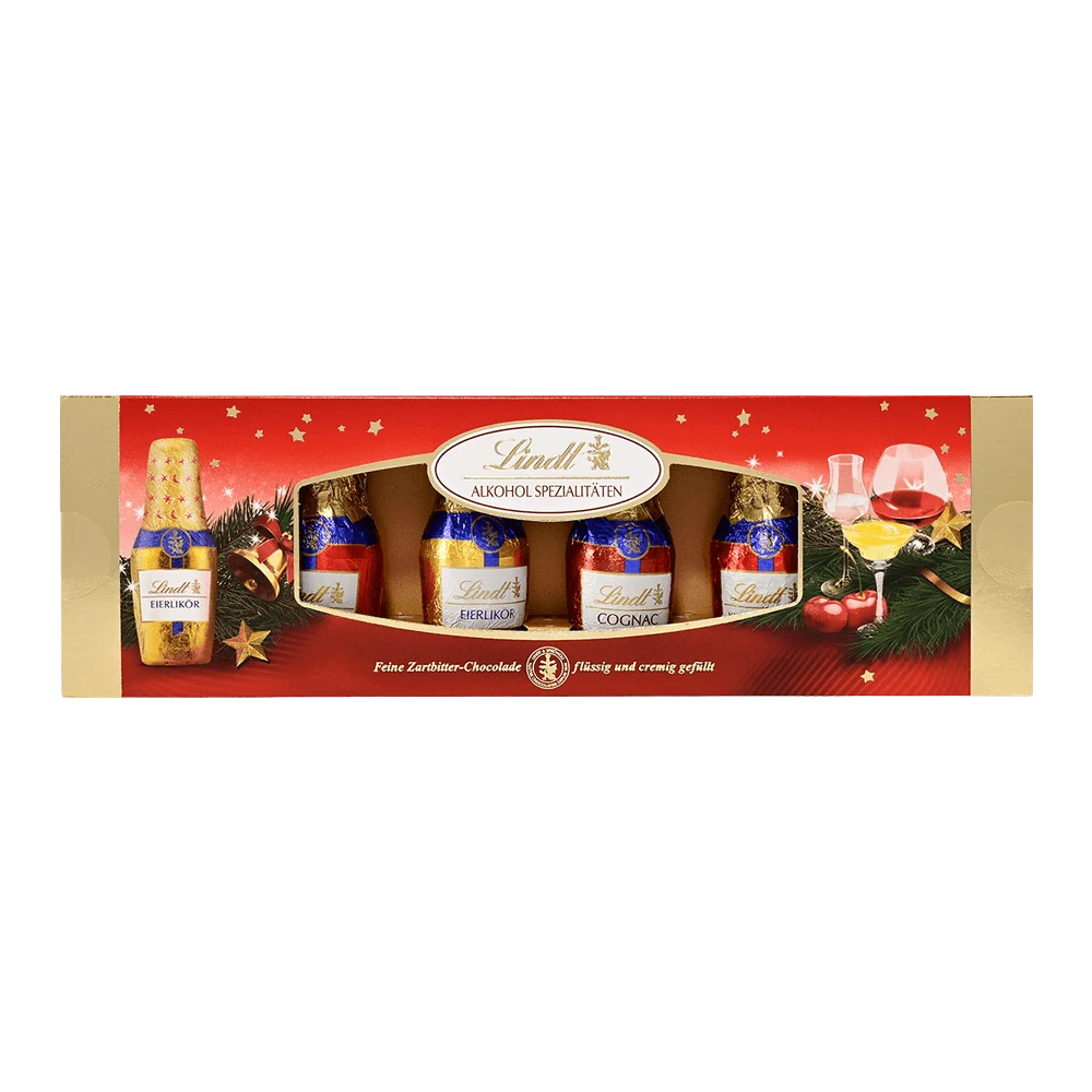 Lindt Alkohol-Spezialitäten Fläschchen Mischung 131 g