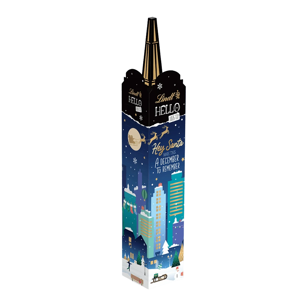 Lindt HELLO Adventskalender Tower 244 g