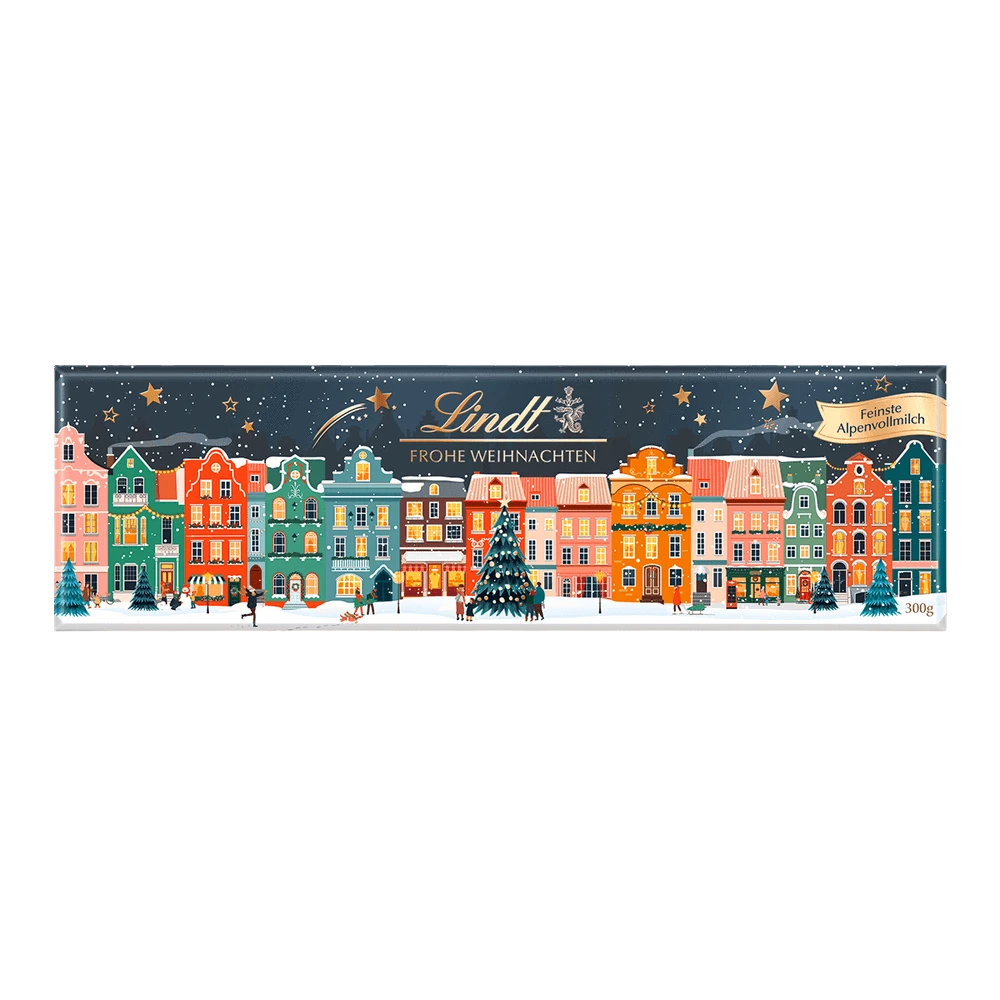 Lindt Winterhäuser Tafel Vollmilch 300 g