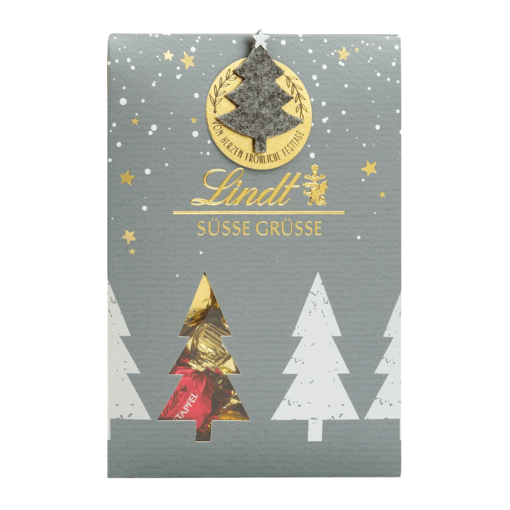 Lindt Filz Edition Süße Grüße Tasche 125 g