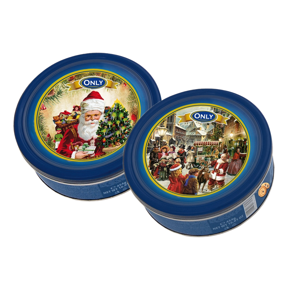 ONLY Butter Cookies Weihnachtsdose „Nostalgisch“ 454 g