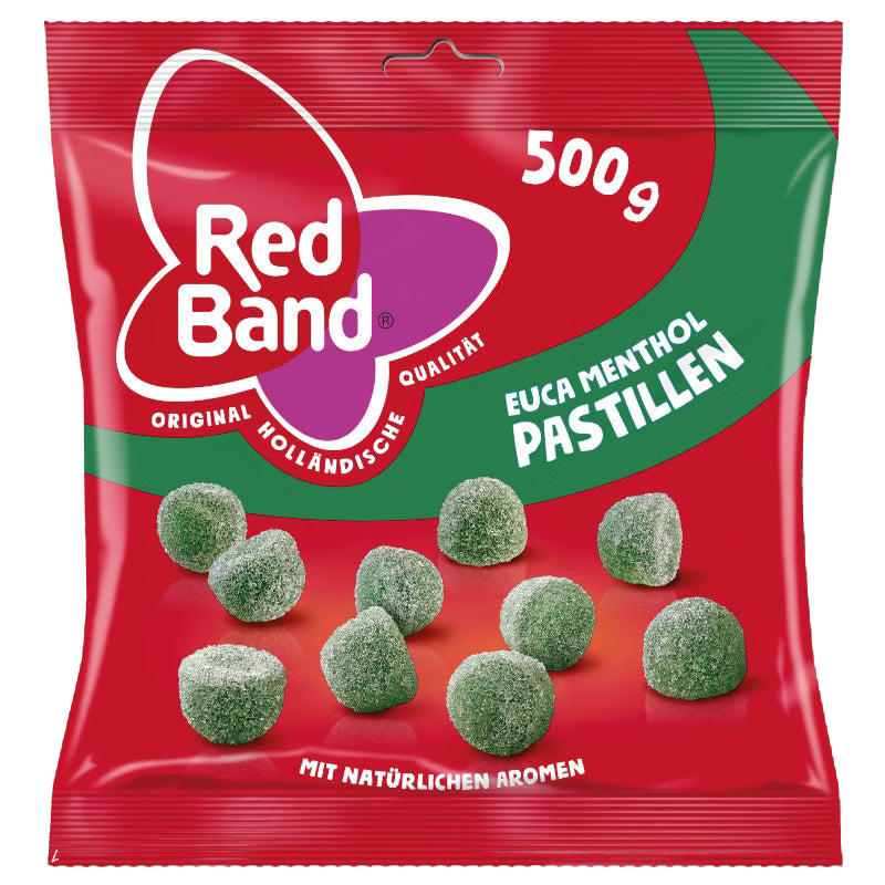 Red Band Euca Menthol Pastillen 500g