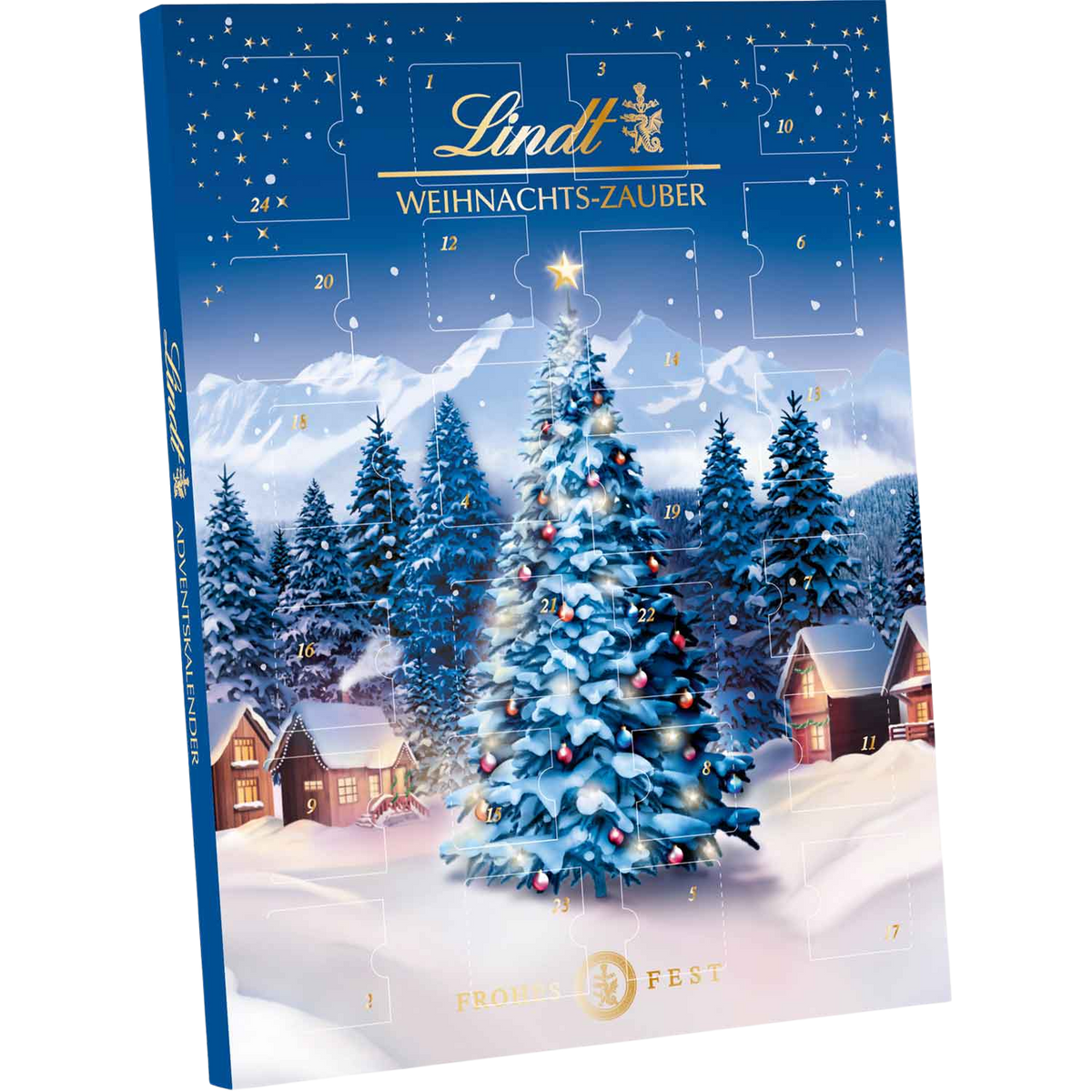 Lindt Weihnachts-Zauber Adventskalender 265 g – Originalabbildung 1