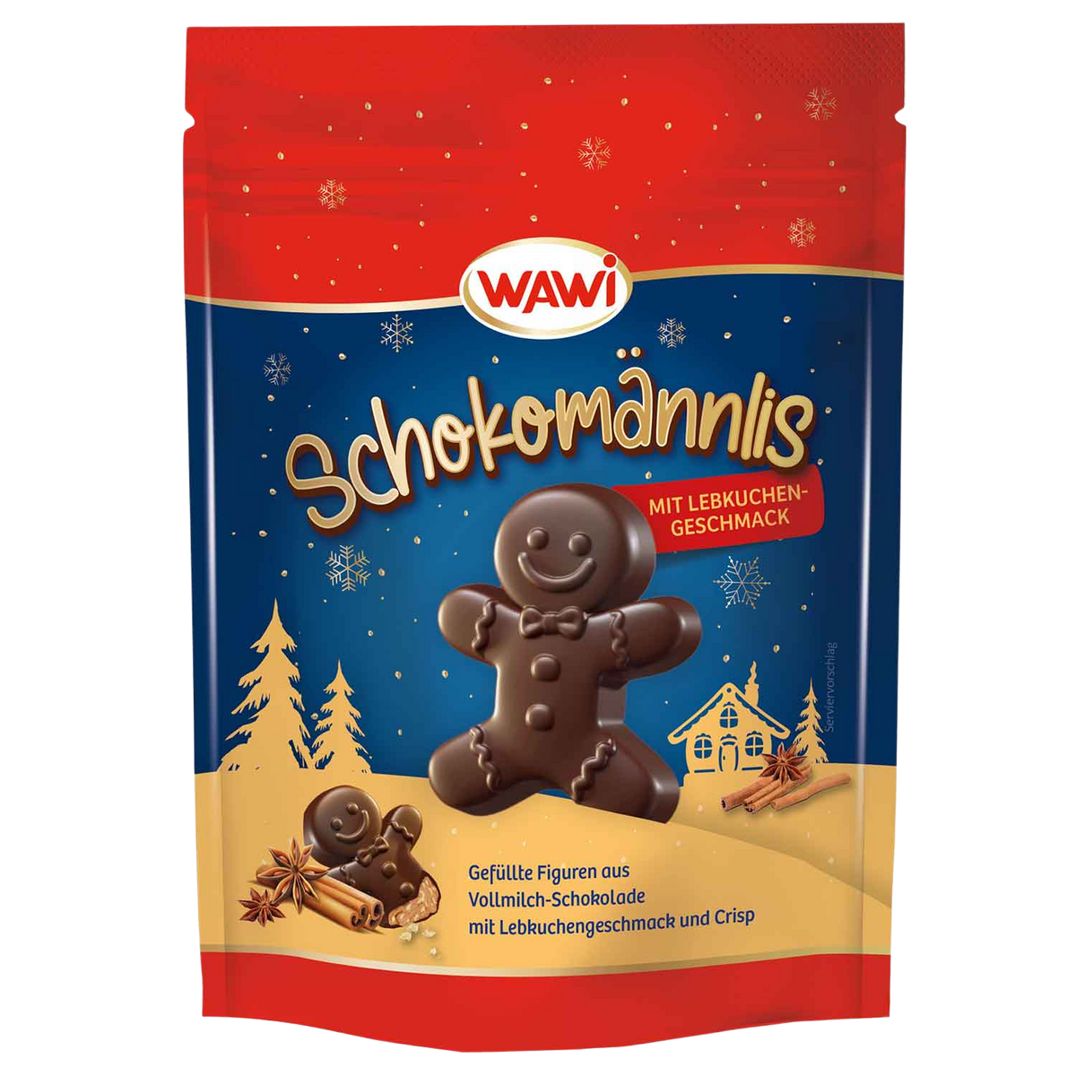 WAWI Schokomännlis Lebkuchen, 120 g