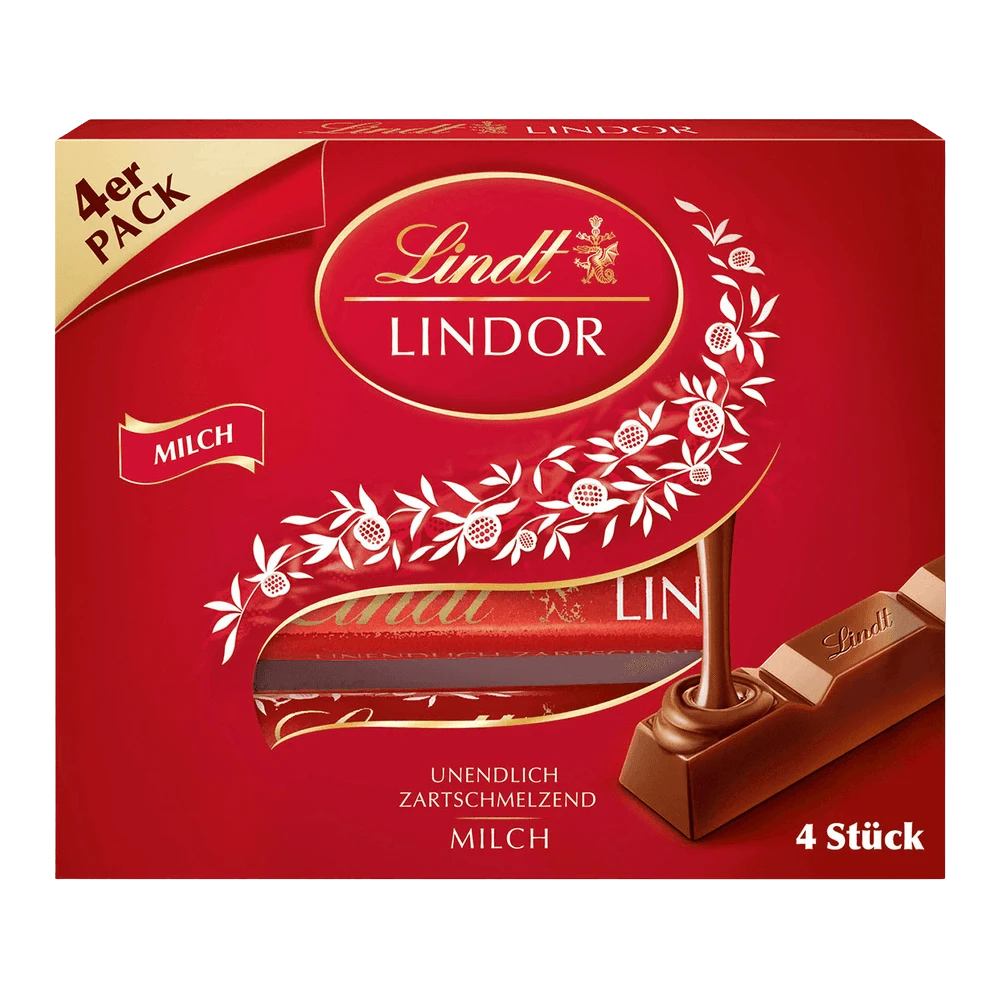 Lindt Lindor Stick Multipack Milch 4x 25g
