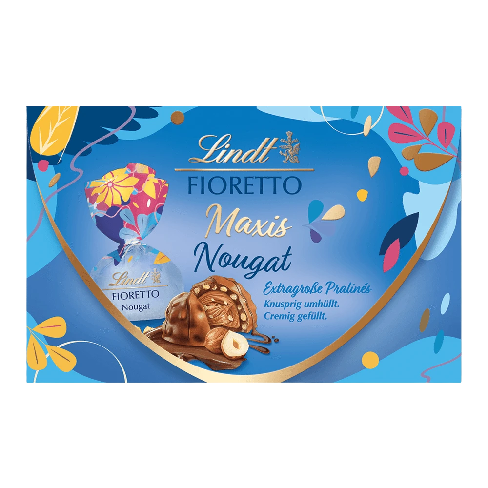 Lindt Fioretto Nougat, Pralinen, 138g Packung