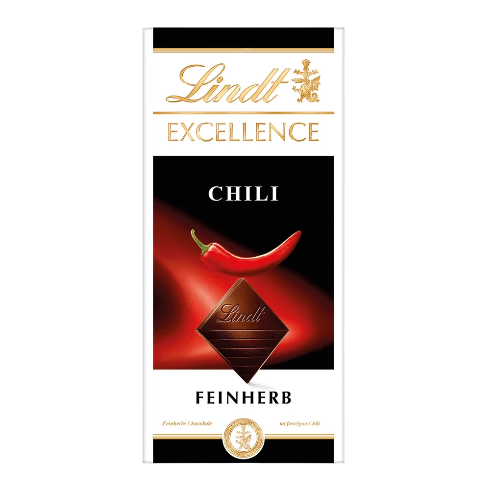 Lindt Excellence Chili Schokolade 100g Tafel