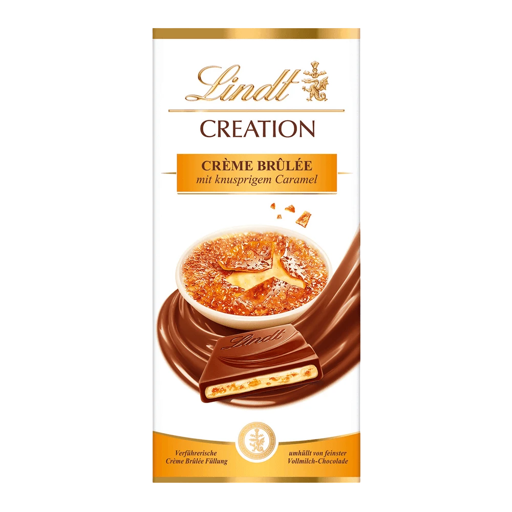 Lindt Creation Creme Brulee Schokolade Karamell & Buskuit - 150g