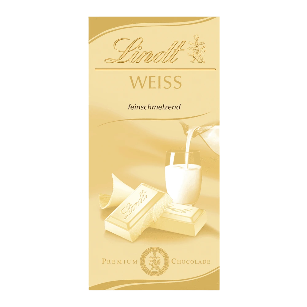 Lindt Tafelschokolade weiss feinschmelzend der Klassiker 100g