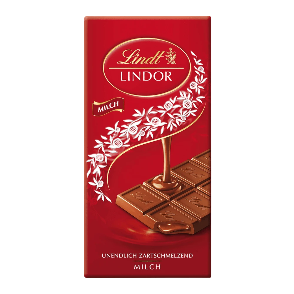 Lindt Lindor Milch unendlich Zartschmelzende Schokolade 100g