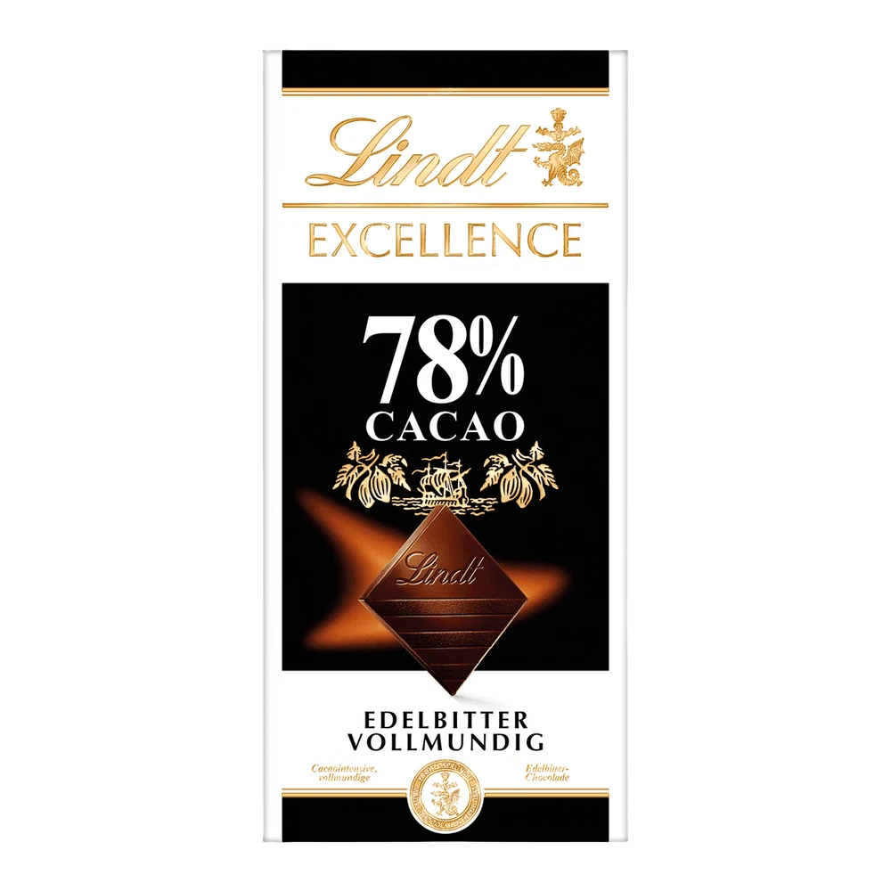 Lindt Excellence 78 % Edelbitter, 100g Tafel