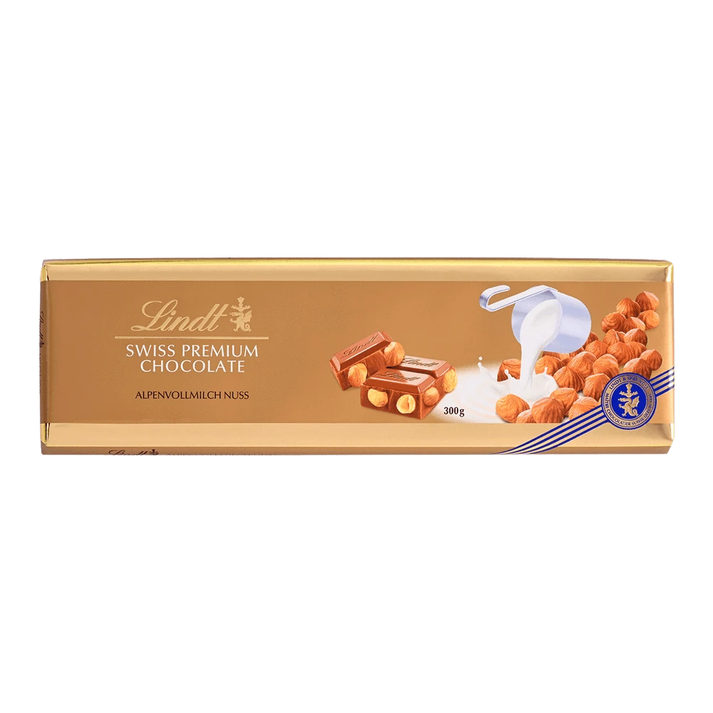 Lindt Alpenvollmilch Nuss, 300g