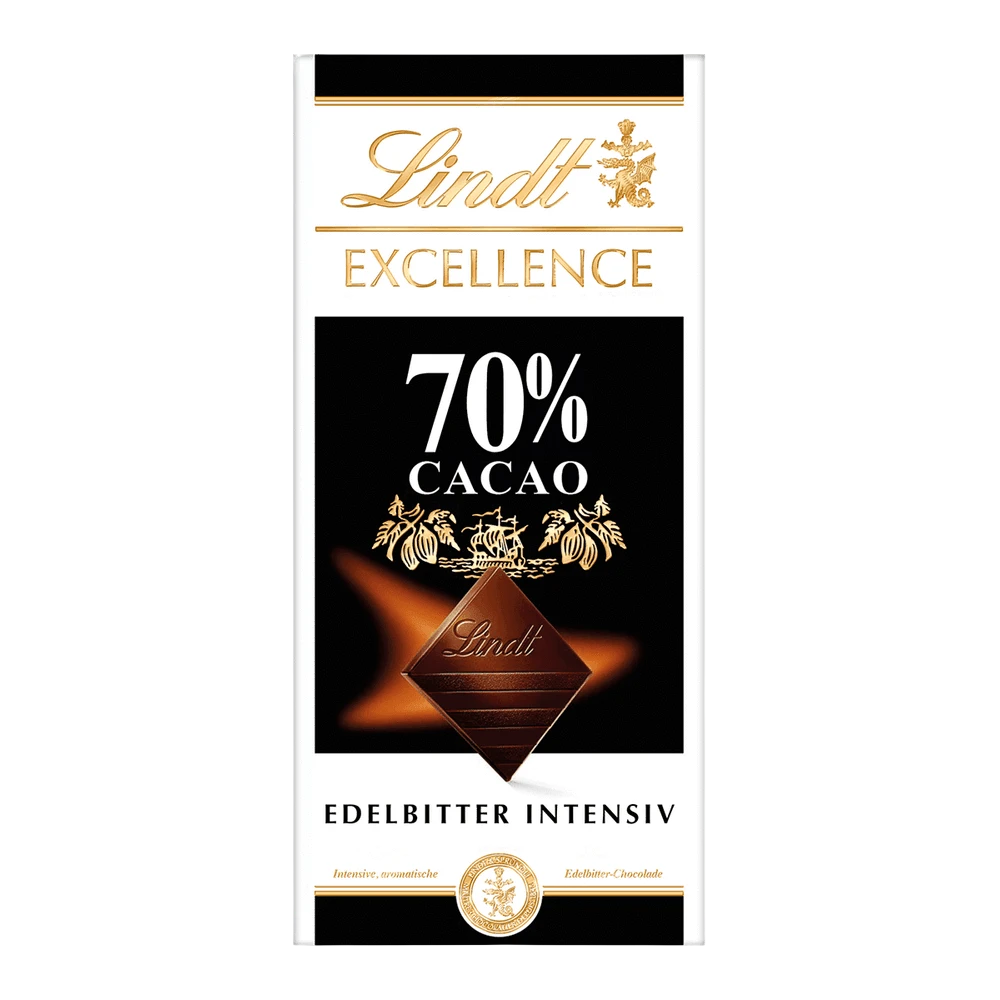 Lindt Excellence 70 % Edelbitter Intensiv 100g
