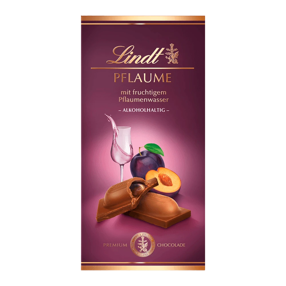 Lindt Pflaume Vollmilch Tafel 100g