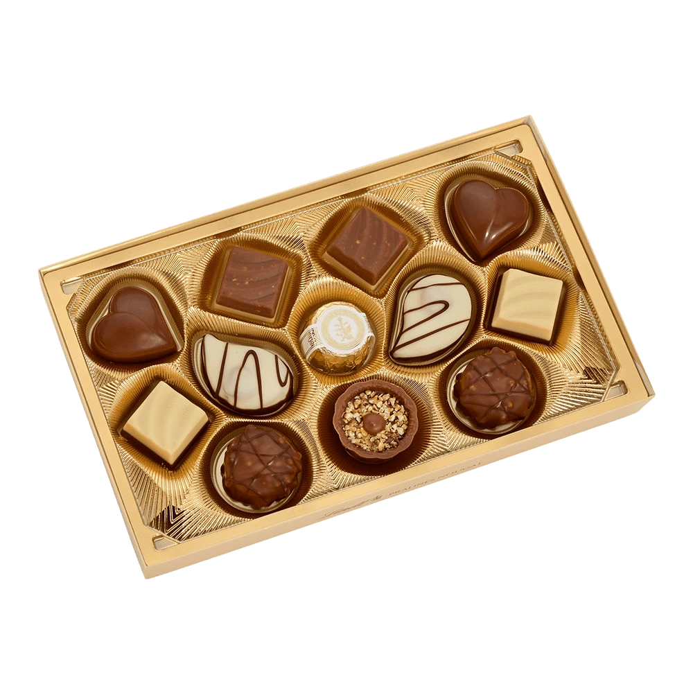 Lindt Pralinés Nougat Pralinenmischung 125g Geschenkpackung