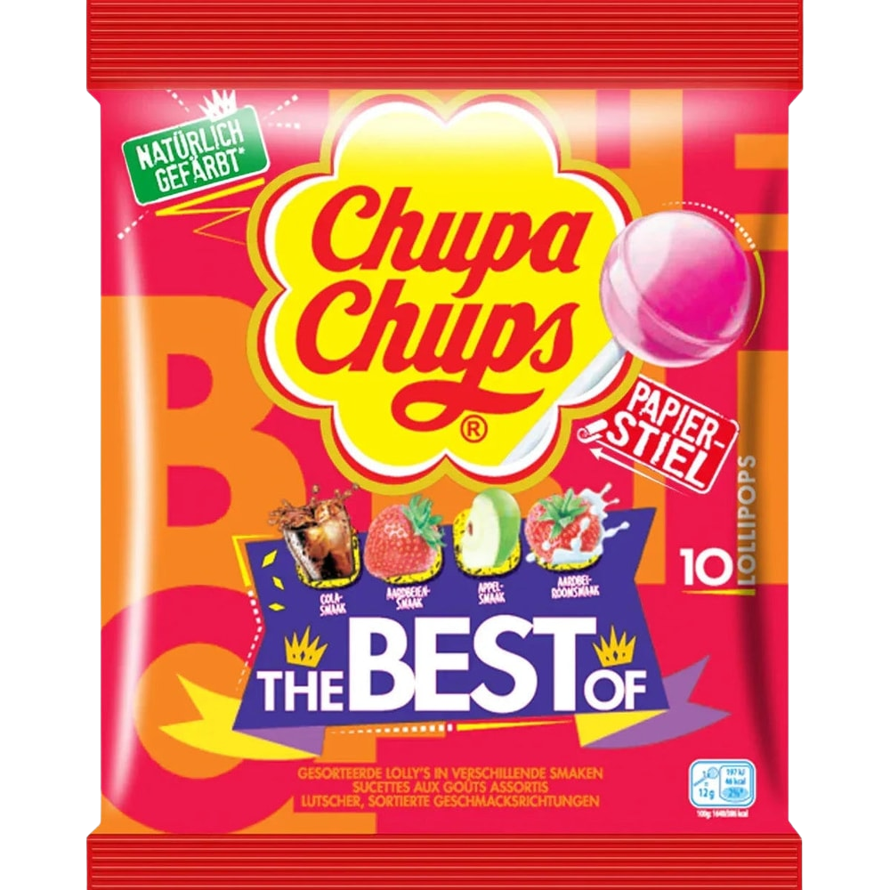 Chupa Chups The Best Of Lollipops 10er 120g