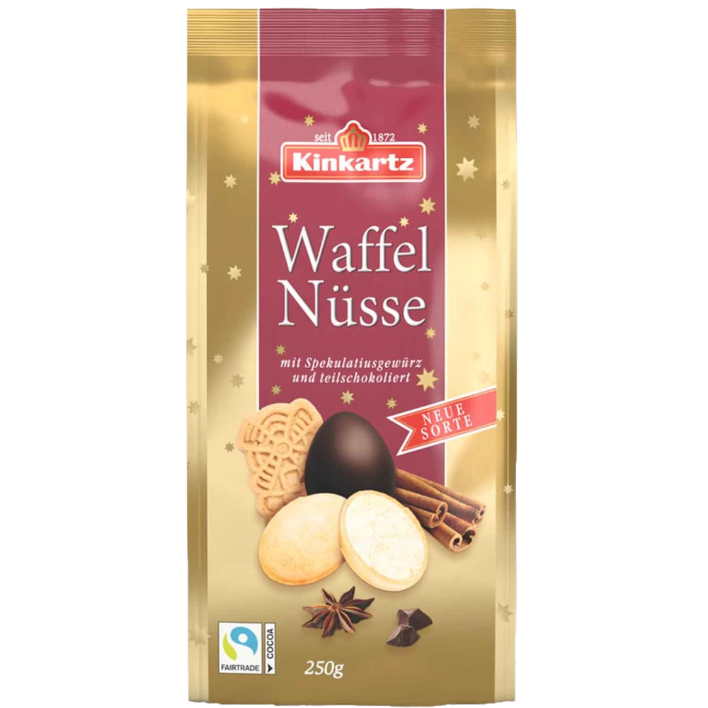 Kinkartz Waffelnüsse Spekulatius Vollmilch 250 g