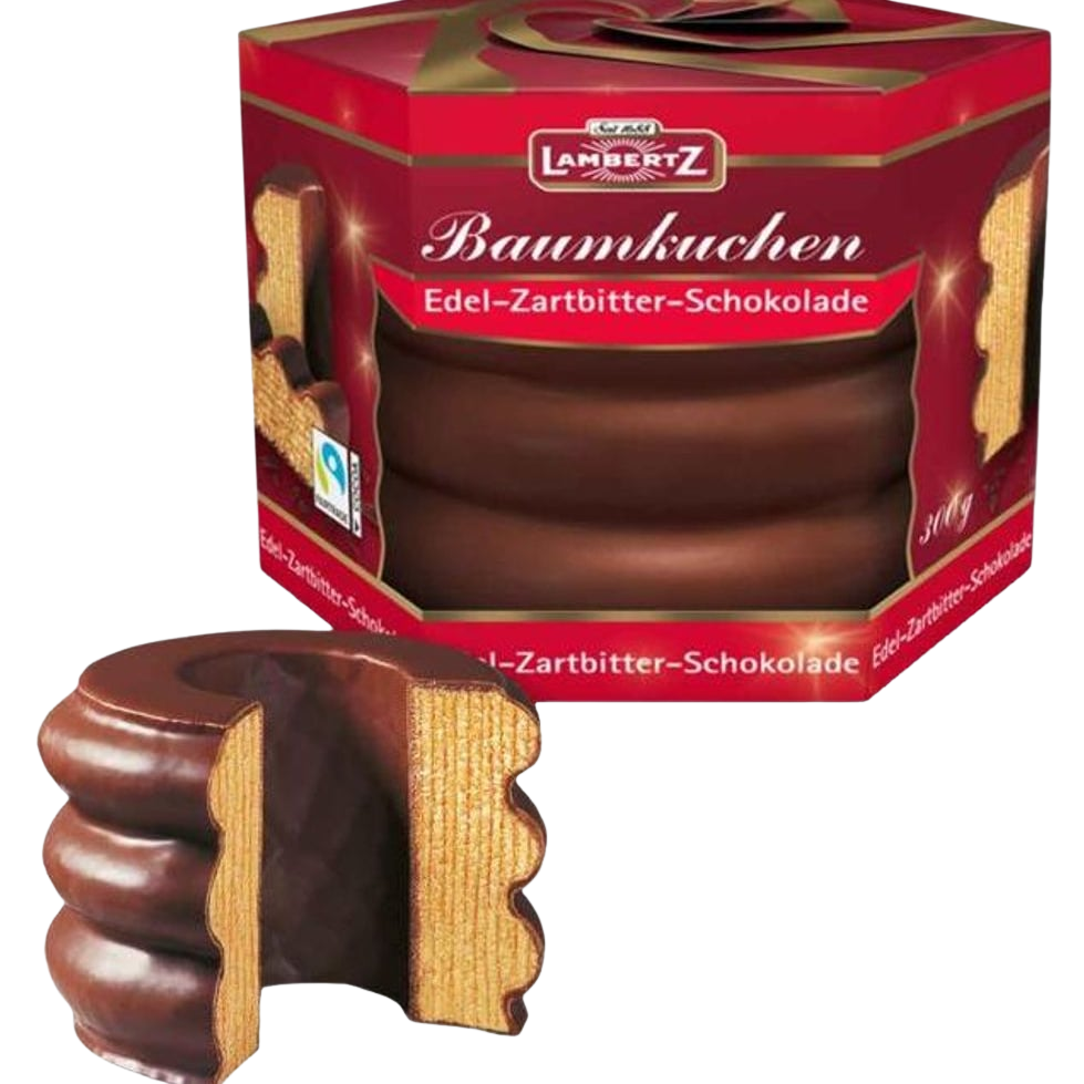 Lambertz Baumkuchen Zartbitter Edle Zartbitter Schokolade 300g