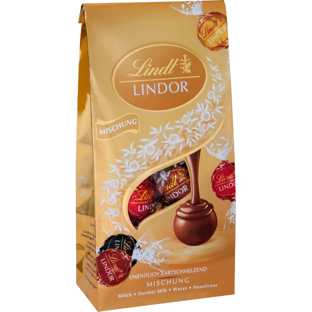 Lindt LINDOR Kugel Beutel Mischung 99 g
