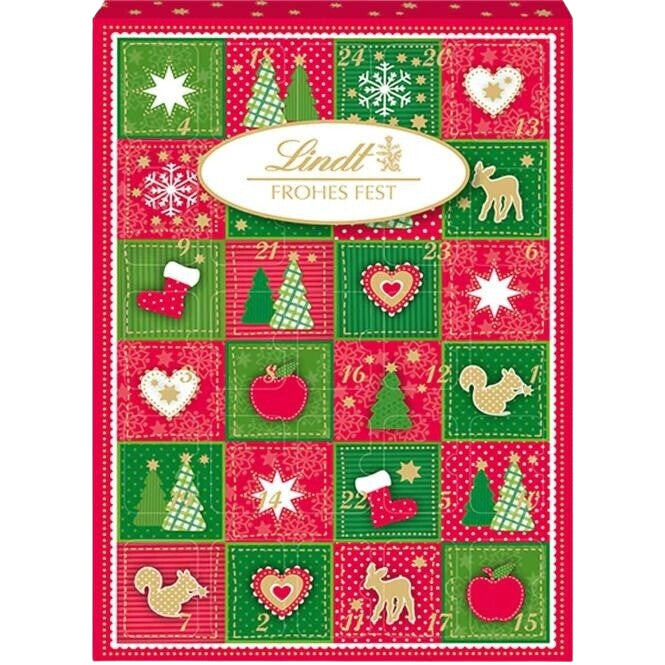 Lindt Mini-Tisch-Adventskalender Frohes Fest 115 g