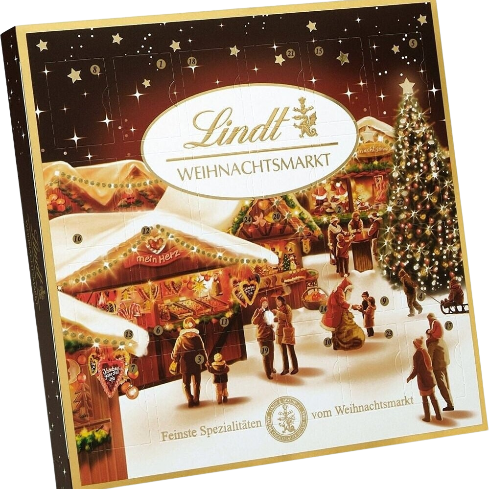 Lindt Mini-Tisch-Adventskalender Weihnachtsmarkt 115 g