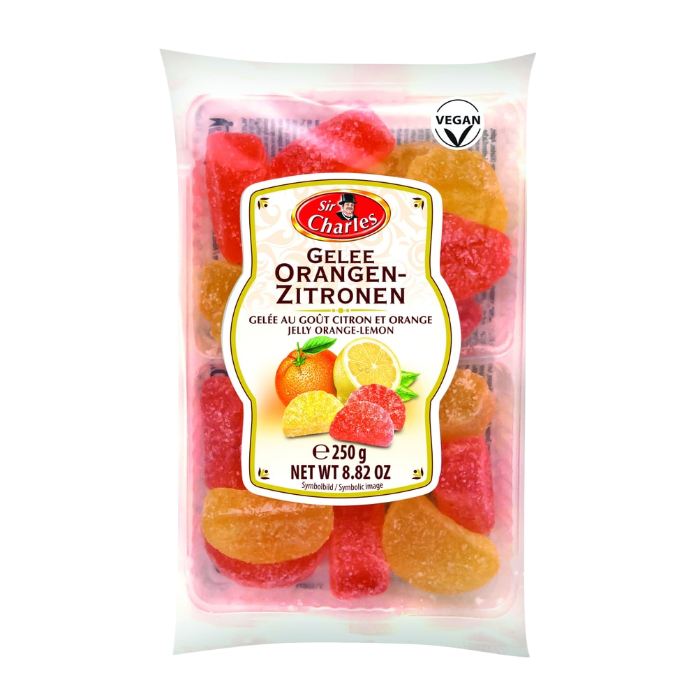 Sir Charles Gezuckertes Gelee mit Zitronen- und Orangengeschmack 250g