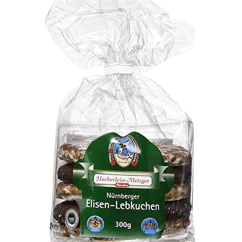 Haeberlein Metzger Elisen Lebkuchen zweifach Glasier und Schokoliert 300g
