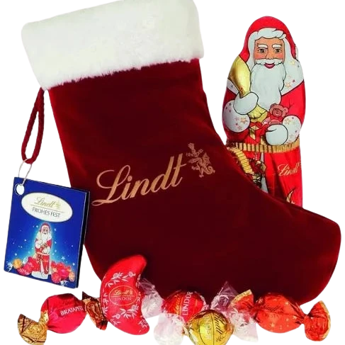 Lindt Weihnachtsmann-Socke 250 g
