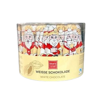 Storz Relief Weihnachtsmann Weiße Schokolade – 80 Stück, 1 kg
